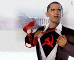 Obama w Hammer Sickle
