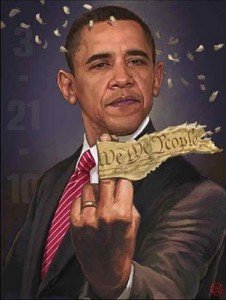 Obama - Shredding Constitution