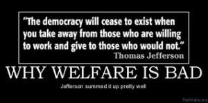 welfare - Jefferson quote
