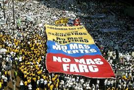 Colombians rally against FARC