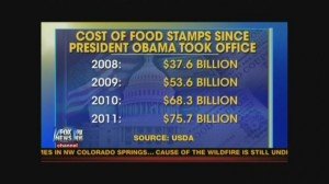 Cost of food stamps more than double under Obama